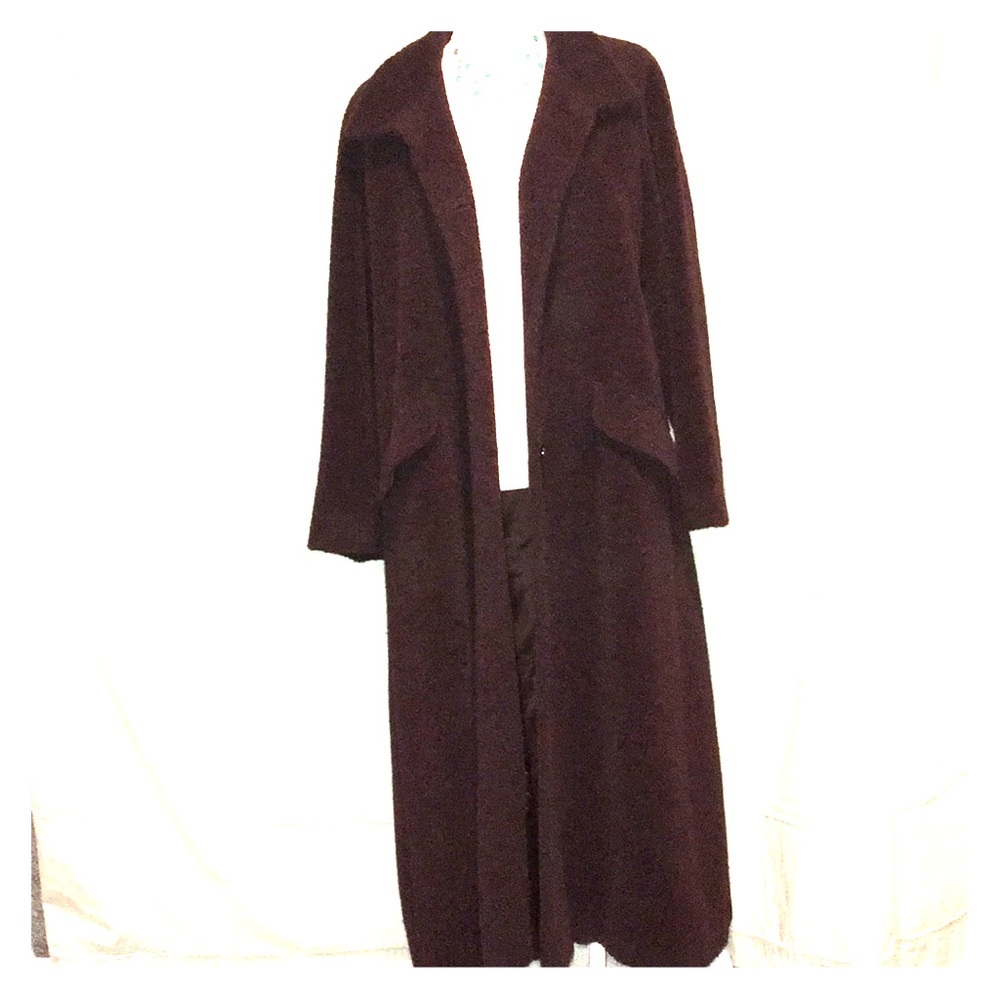 Vintage Searle Blatt Studio burgundy wool coat